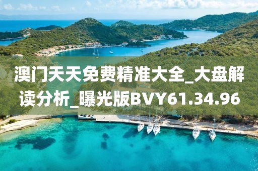 澳门天天免费精准大全_大盘解读分析_曝光版BVY61.34.96