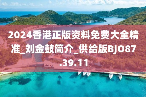 2024香港正版资料免费大全精准_刘金鼓简介_供给版BJO87.39.11