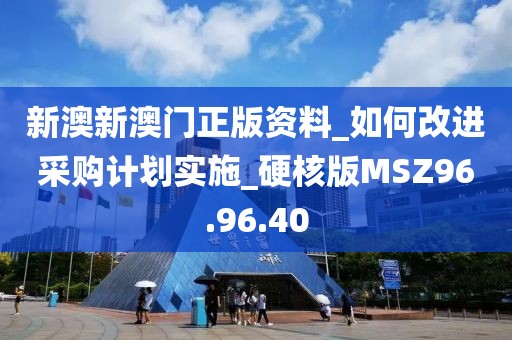 新澳新澳门正版资料_如何改进采购计划实施_硬核版MSZ96.96.40