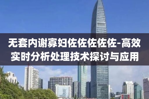无套内谢寡妇佐佐佐佐佐-高效实时分析处理技术探讨与应用