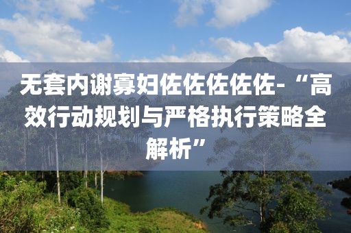 无套内谢寡妇佐佐佐佐佐-“高效行动规划与严格执行策略全解析”