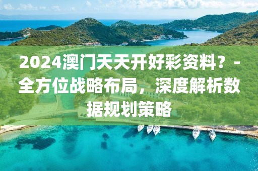 2024澳门天天开好彩资料？-全方位战略布局，深度解析数据规划策略