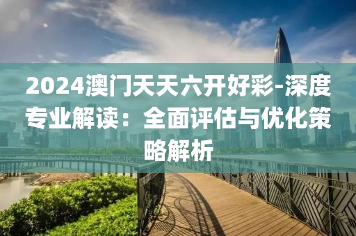 2024澳门天天六开好彩-深度专业解读：全面评估与优化策略解析