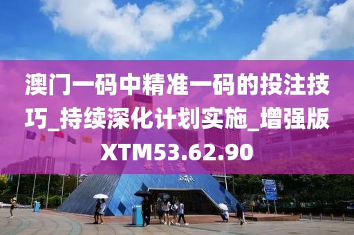 澳门一码中精准一码的投注技巧_持续深化计划实施_增强版XTM53.62.90