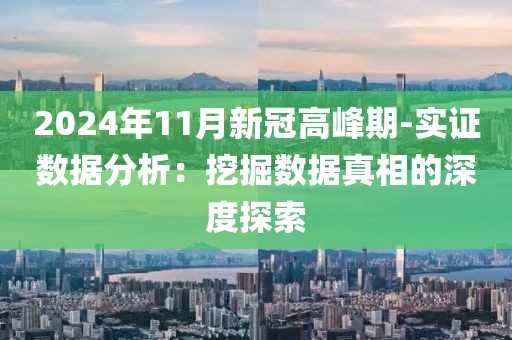 2024年11月新冠高峰期-实证数据分析：挖掘数据真相的深度探索
