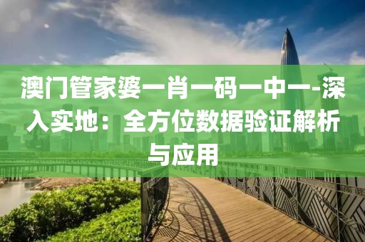 澳门管家婆一肖一码一中一-深入实地：全方位数据验证解析与应用