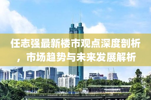 任志强最新楼市观点深度剖析，市场趋势与未来发展解析