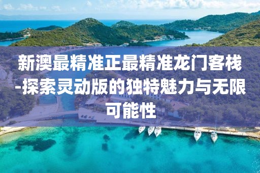 新澳最精准正最精准龙门客栈-探索灵动版的独特魅力与无限可能性