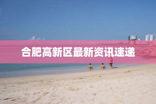 合肥高新区最新资讯速递
