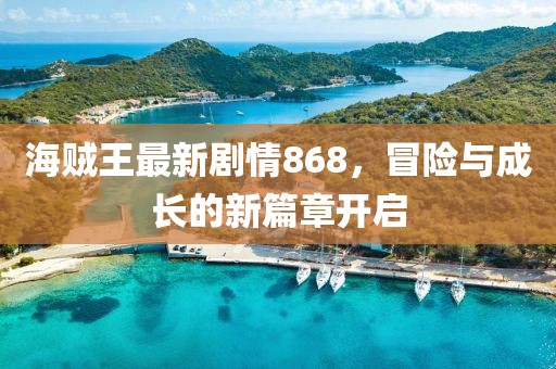 海贼王最新剧情868，冒险与成长的新篇章开启