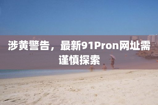 涉黄警告，最新91Pron网址需谨慎探索