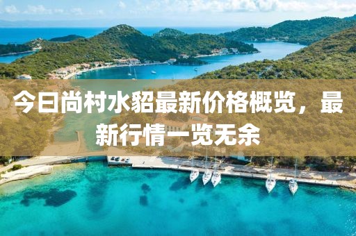 今曰尚村水貂最新价格概览，最新行情一览无余