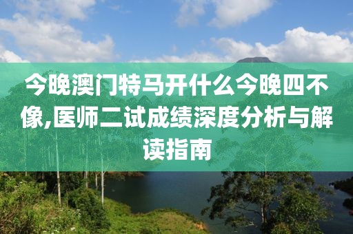 今晚澳门特马开什么今晚四不像,医师二试成绩深度分析与解读指南