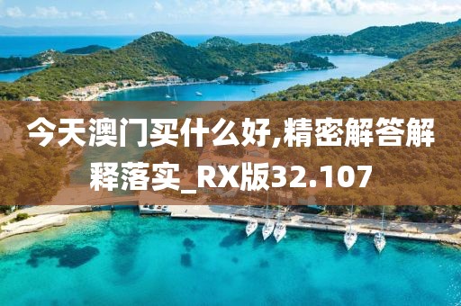 今天澳门买什么好,精密解答解释落实_RX版32.107