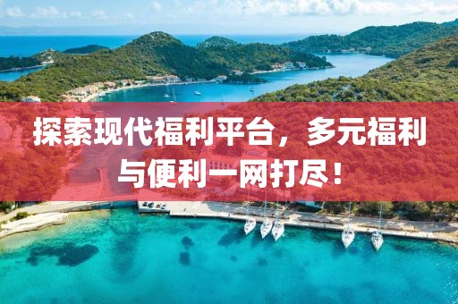 探索现代福利平台，多元福利与便利一网打尽！