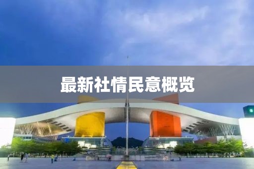 最新社情民意概览