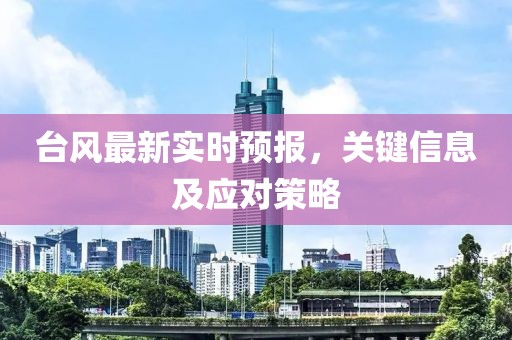 台风最新实时预报，关键信息及应对策略