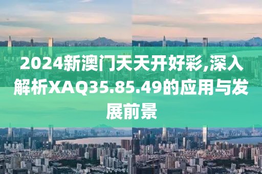 2024新澳门天天开好彩,深入解析XAQ35.85.49的应用与发展前景