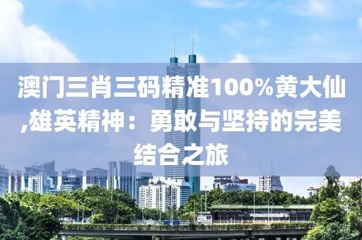 澳门三肖三码精准100%黄大仙,雄英精神：勇敢与坚持的完美结合之旅