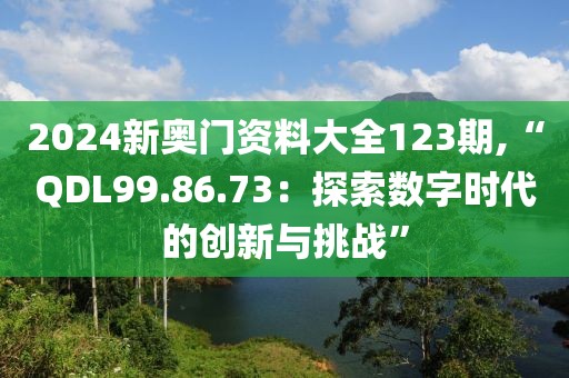 2024新奥门资料大全123期,“QDL99.86.73：探索数字时代的创新与挑战”