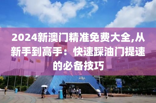 2024新澳门精准免费大全,从新手到高手：快速踩油门提速的必备技巧