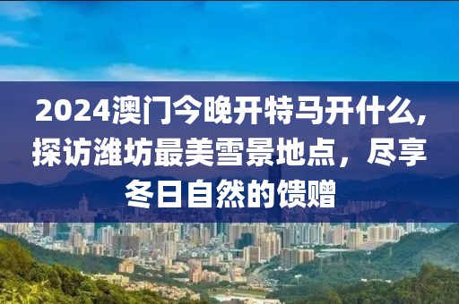 2024澳门今晚开特马开什么,探访潍坊最美雪景地点，尽享冬日自然的馈赠