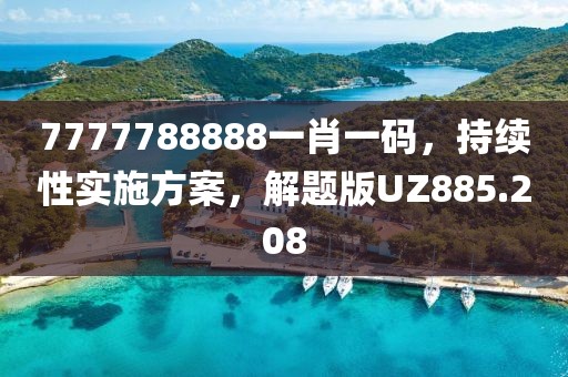 7777788888一肖一码，持续性实施方案，解题版UZ885.208