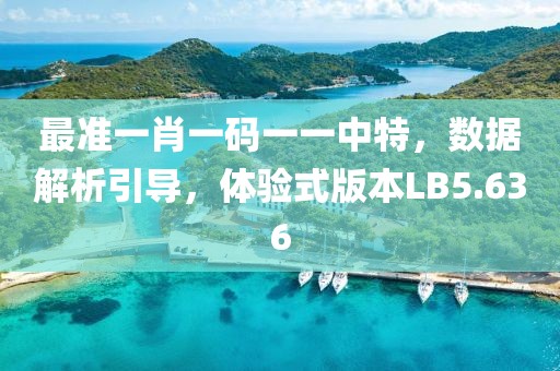 最准一肖一码一一中特，数据解析引导，体验式版本LB5.636