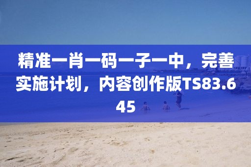 精准一肖一码一子一中，完善实施计划，内容创作版TS83.645