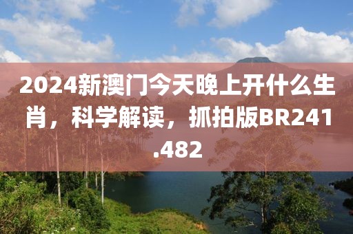 2024新澳门今天晚上开什么生肖，科学解读，抓拍版BR241.482