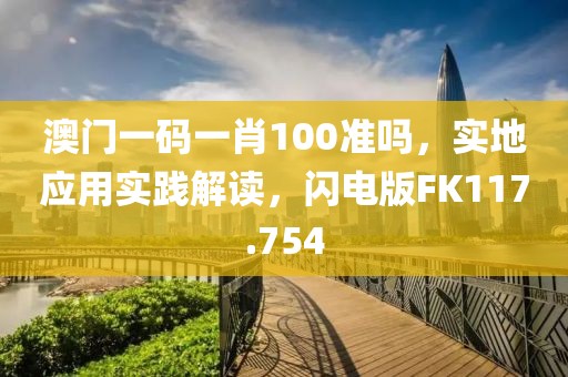 澳门一码一肖100准吗，实地应用实践解读，闪电版FK117.754