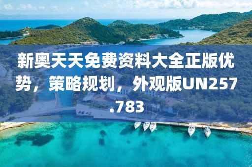 新奥天天免费资料大全正版优势，策略规划，外观版UN257.783