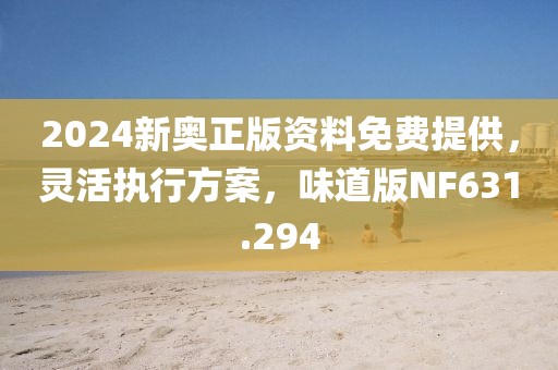 2024新奥正版资料免费提供，灵活执行方案，味道版NF631.294