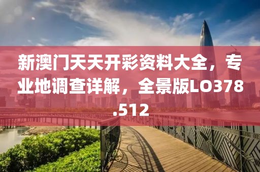 新澳门天天开彩资料大全，专业地调查详解，全景版LO378.512
