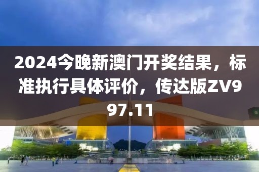 2024今晚新澳门开奖结果，标准执行具体评价，传达版ZV997.11