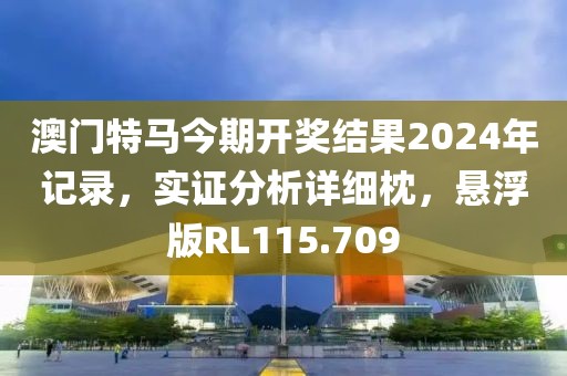 澳门特马今期开奖结果2024年记录，实证分析详细枕，悬浮版RL115.709