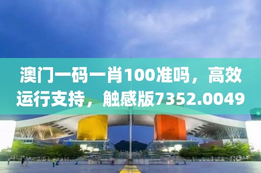 澳门一码一肖100准吗，高效运行支持，触感版7352.0049