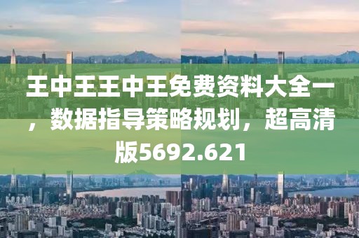 王中王王中王免费资料大全一，数据指导策略规划，超高清版5692.621