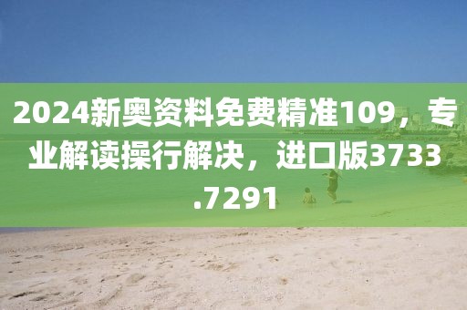 2024新奥资料免费精准109，专业解读操行解决，进口版3733.7291