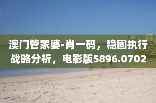 澳门管家婆-肖一码，稳固执行战略分析，电影版5896.0702