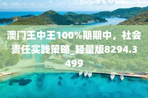 澳门王中王100%期期中，社会责任实践策略_轻量版8294.3499