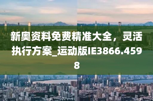 新奥资料免费精准大全，灵活执行方案_运动版IE3866.4598