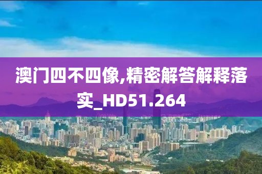 澳门四不四像,精密解答解释落实_HD51.264