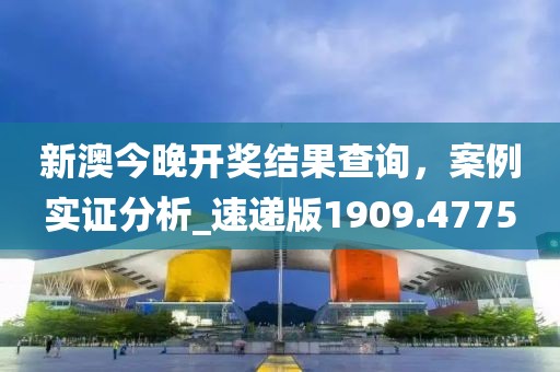 新澳今晚开奖结果查询，案例实证分析_速递版1909.4775