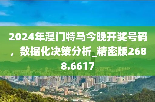 2024年澳门特马今晚开奖号码，数据化决策分析_精密版2688.6617