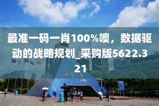 最准一码一肖100%噢，数据驱动的战略规划_采购版5622.321