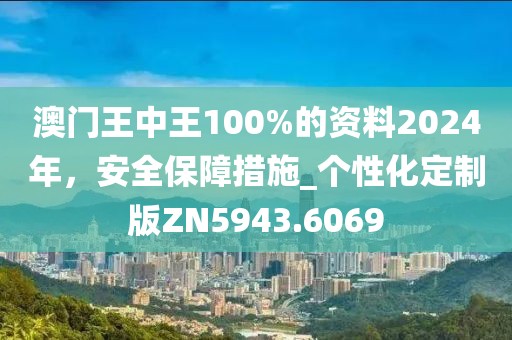 澳门王中王100%的资料2024年，安全保障措施_个性化定制版ZN5943.6069