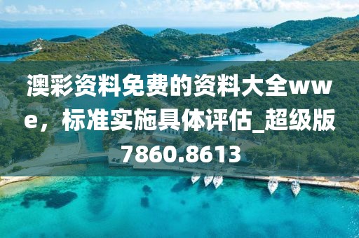 澳彩资料免费的资料大全wwe，标准实施具体评估_超级版7860.8613