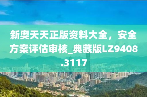 新奥天天正版资料大全，安全方案评估审核_典藏版LZ9408.3117
