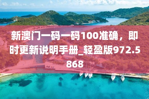 新澳门一码一码100准确，即时更新说明手册_轻盈版972.5868